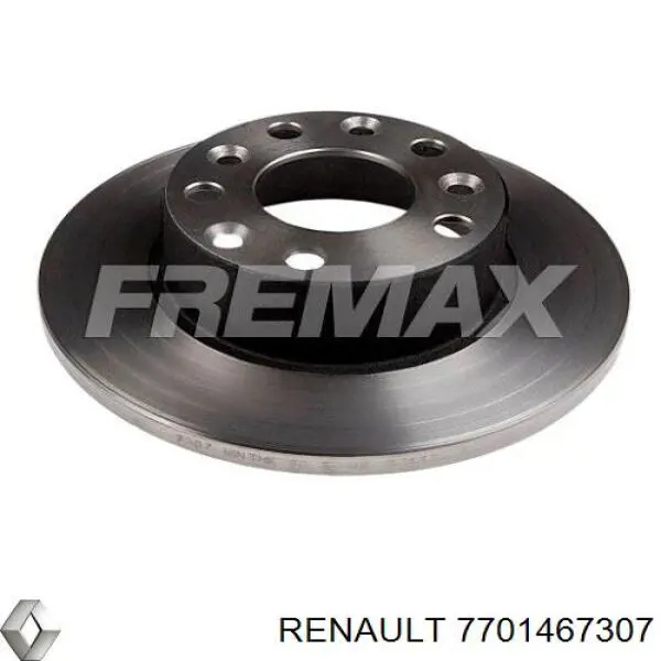 Disco de freno trasero Renault (RVI) 7701467307 precio, desde 44,86 EUR