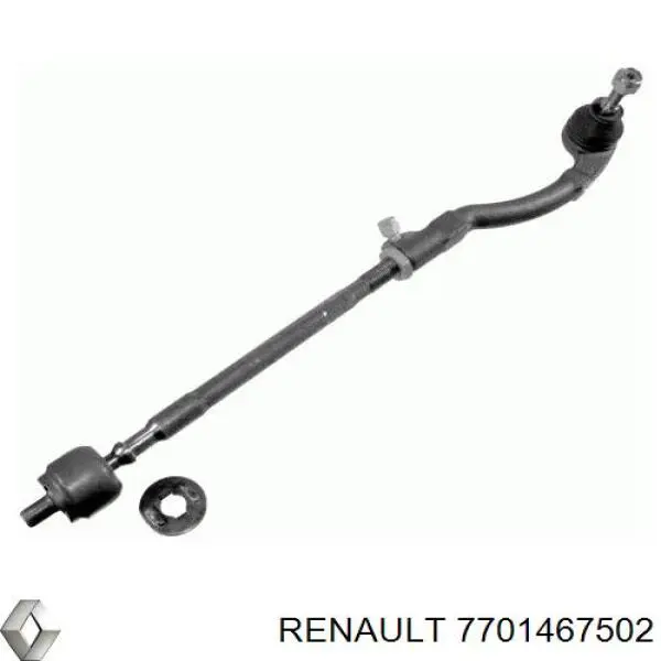 7701467502 Renault (RVI) barra de acoplamiento completa derecha