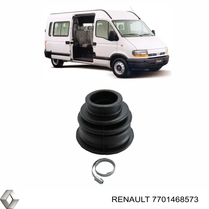 Fuelle, junta homocinética interna izquierda del semieje delantero Renault (RVI) 7701468573
