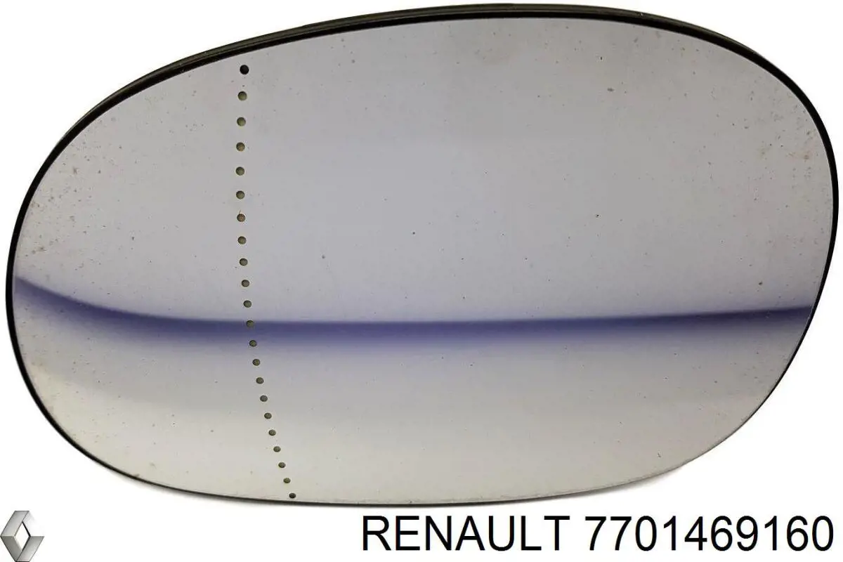 7701469160 Renault (RVI) cristal de espejo retrovisor exterior izquierdo