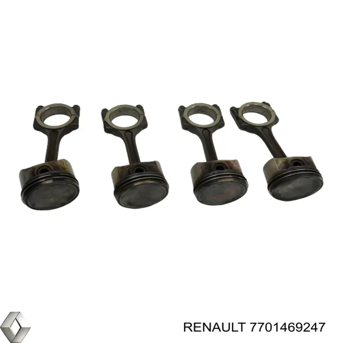 Biela del motor Renault (RVI) 7701469247