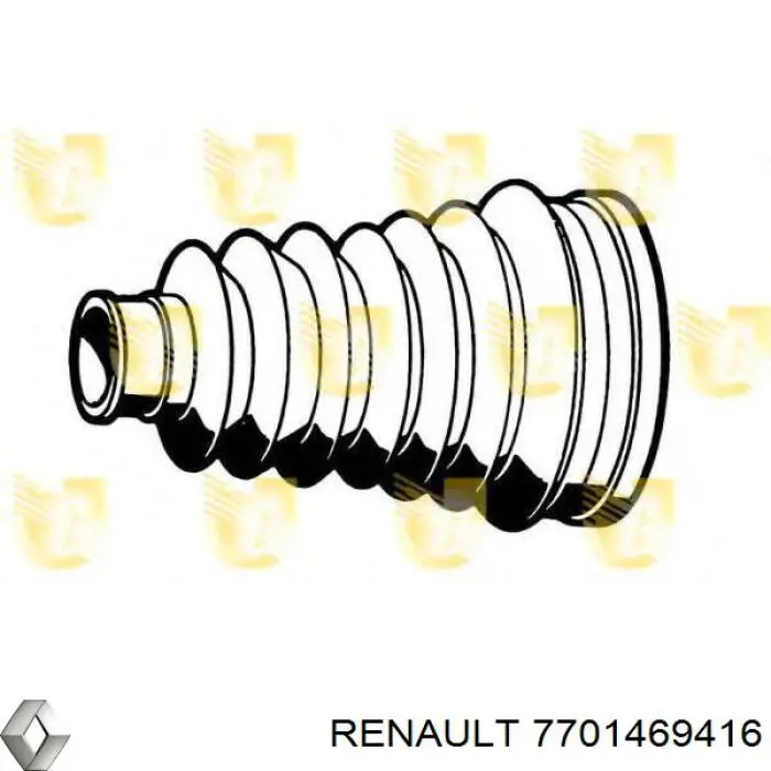 7701469416 Renault (RVI) fuelle, árbol de transmisión delantero exterior