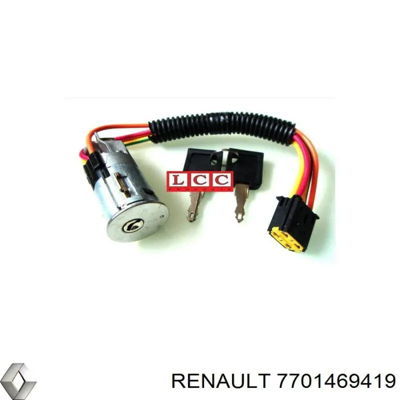 7701471098 Renault (RVI) Cilindros de cerradura, juego