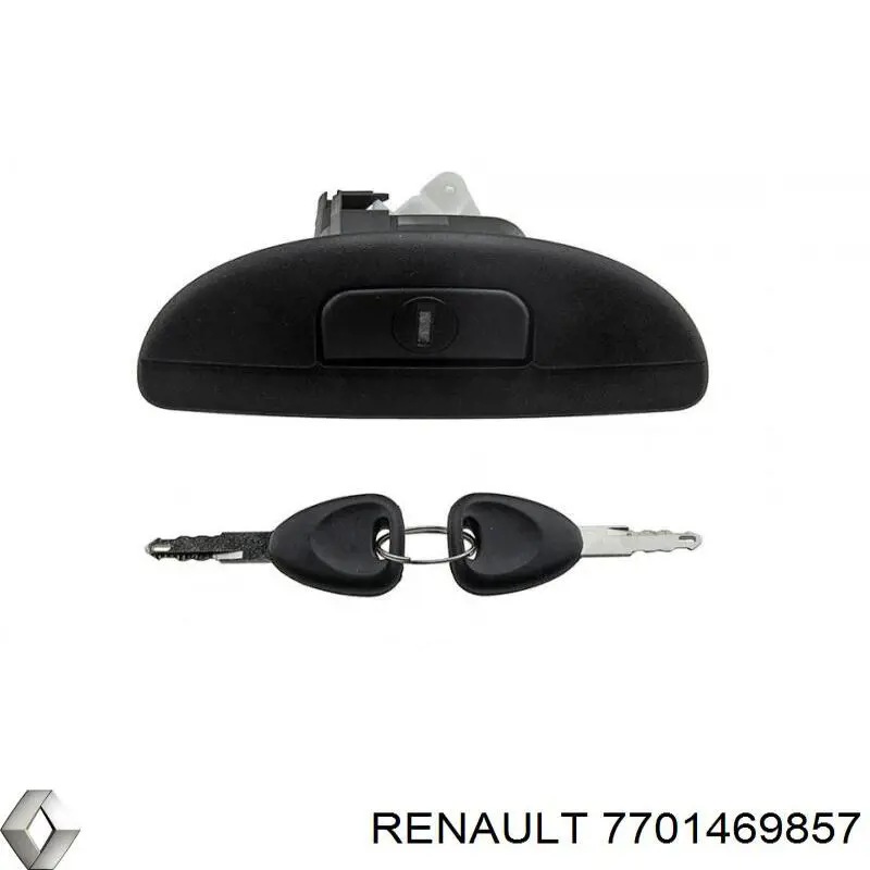 Cilindro de cerradura de maletero para Renault Scenic (JA0)