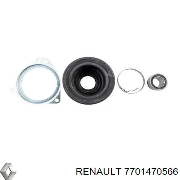 7701470566 Renault (RVI) fuelle, árbol de transmisión delantero interior izquierdo