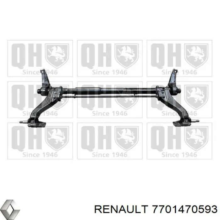 7701470593 Renault (RVI) subchasis trasero soporte motor