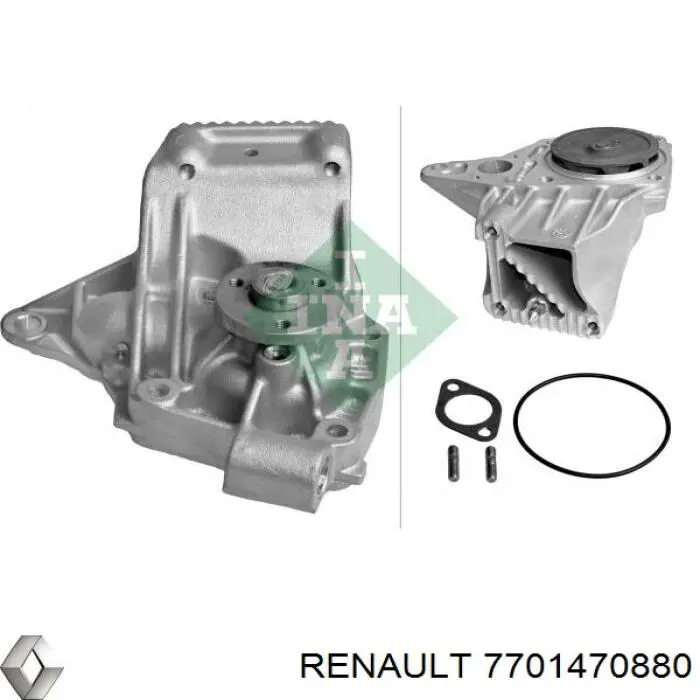 Bomba de agua 7701470880 Renault (RVI)
