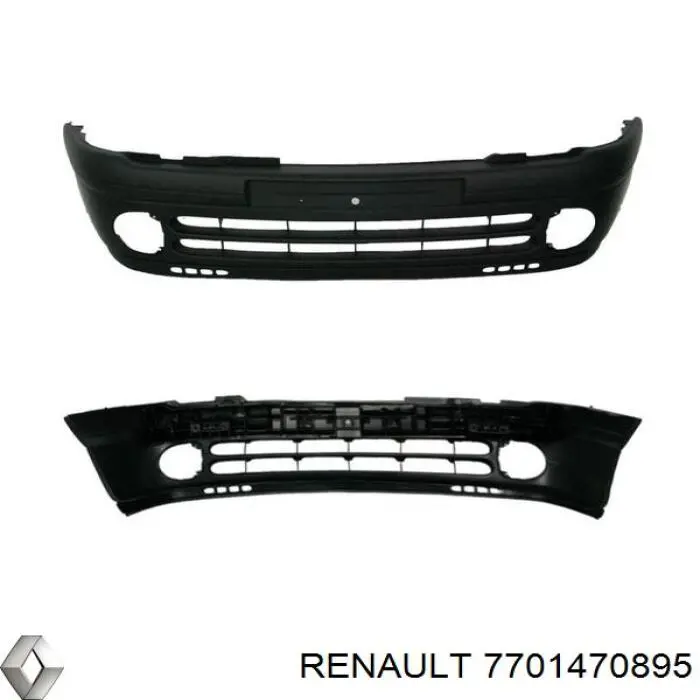 31262500 Renault (RVI) paragolpes delantero