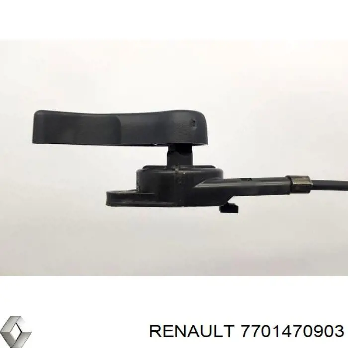 Cable de accionamiento, desbloqueo de puerta trasera derecha Renault (RVI) 7701470903