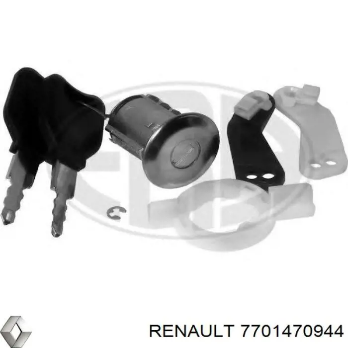 7701470944 Renault (RVI) cilindro de cerradura de puerta delantera