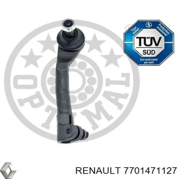 Comprar 7701471127 Renault (RVI) Rótula barra de acoplamiento exterior