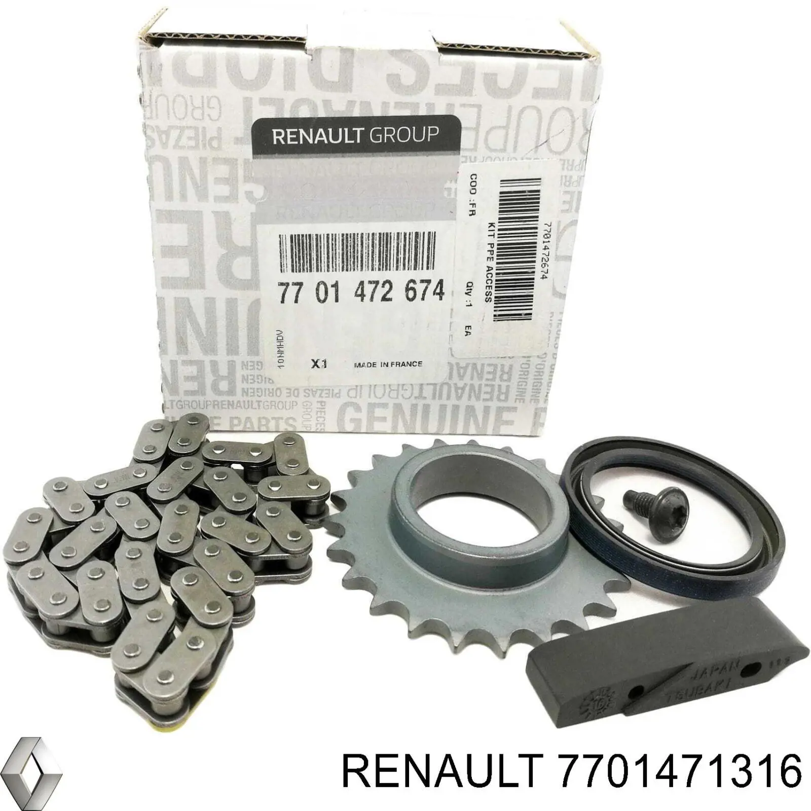 Comprar 7701471316 Renault (RVI) Juego de cadena de bomba de aceite