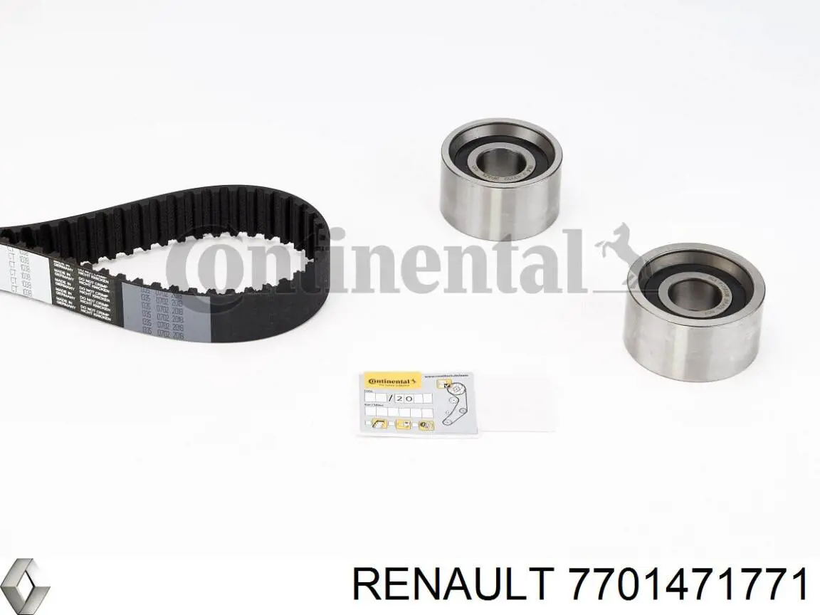 Juego de correas dentadas Renault (RVI) 7701471771 precio, desde 74,31 EUR