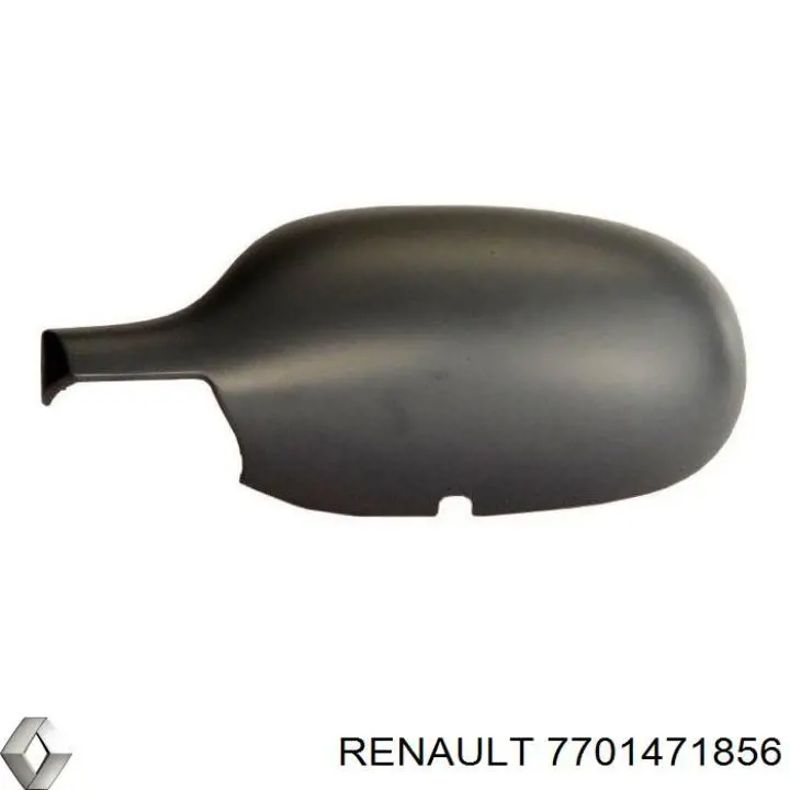 7701471856 Renault (RVI) cubierta de espejo retrovisor izquierdo
