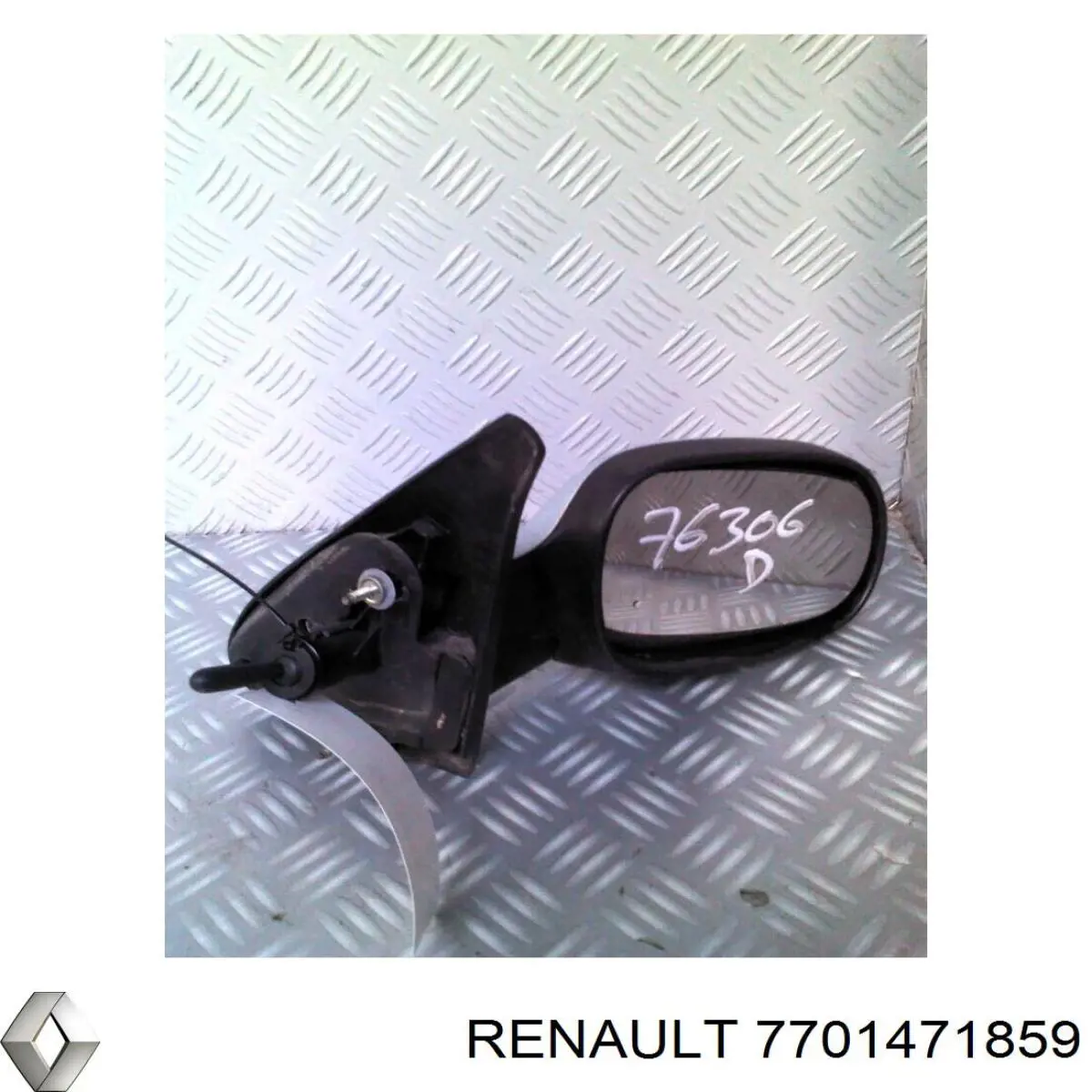 7701471859 Renault (RVI) espejo retrovisor derecho