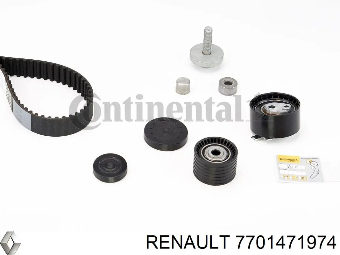 7701471974 Renault (RVI) kit de correa de distribución