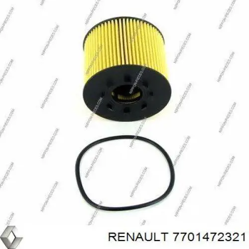 7701472321 Renault (RVI) filtro de aceite