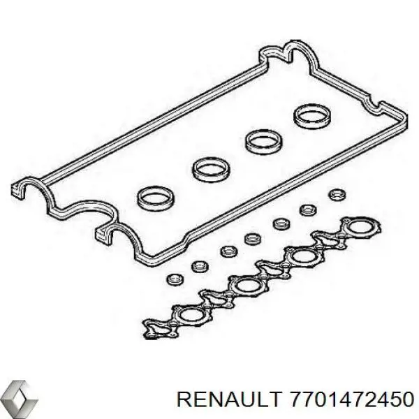 7701472450 Renault (RVI) junta de la tapa de válvulas del motor