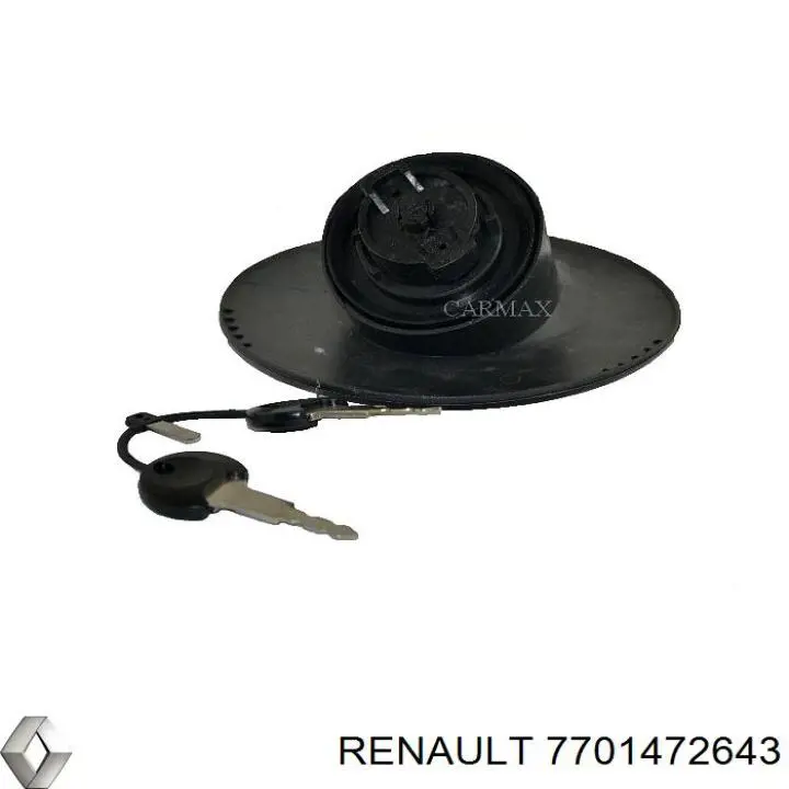 7701472643 Renault (RVI) tapa (tapón del depósito de combustible)