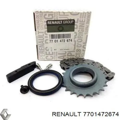 Comprar 7701472674 Renault (RVI) Juego de cadena de bomba de aceite