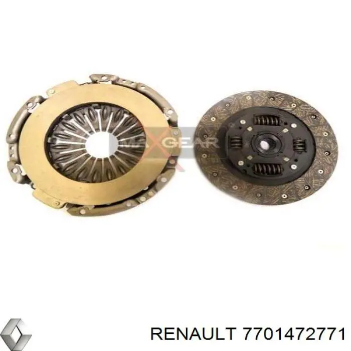 7701472771 Renault (RVI) kit de embrague (3 partes)