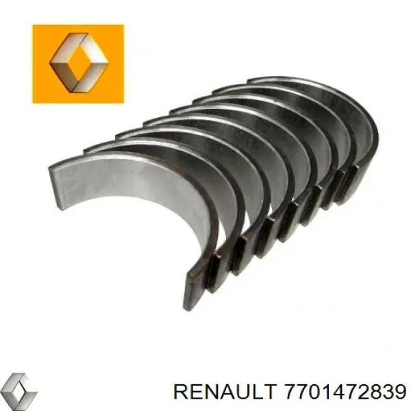 Juego de cojinetes de biela, estándar (STD) Renault (RVI) 7701472839 precio, desde 24,89 EUR