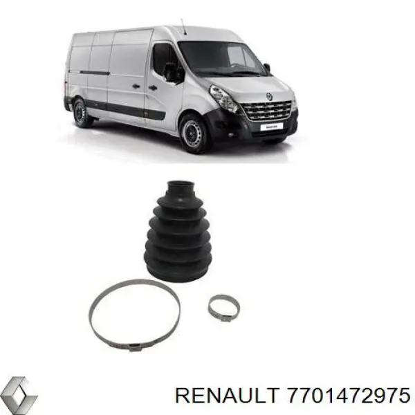 Comprar 7701472975 Renault (RVI) Fuelle de palier delantero exterior