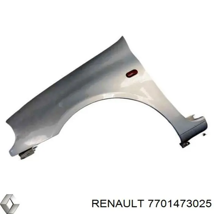 Guardabarros delantero izquierdo para Renault Clio (SB0)