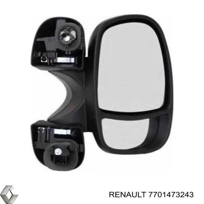 7701473243 Renault (RVI) espejo retrovisor derecho