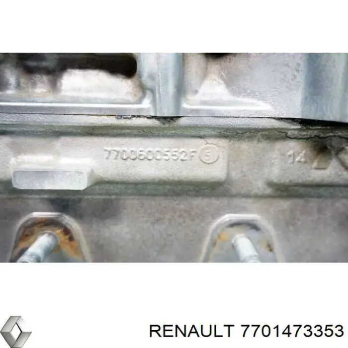 Comprar 7701473353 Renault (RVI) Culata motor