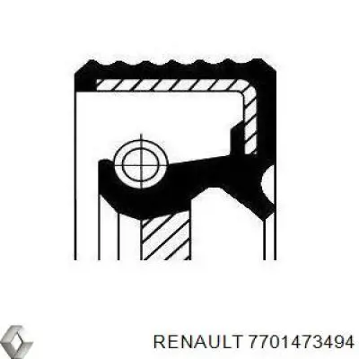 Anillo retén, cigüeñal frontal Renault Clio 4 BH