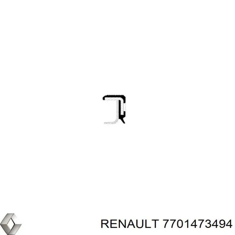 Comprar 7701473494 Renault (RVI) Retén de cigüeñal frontal