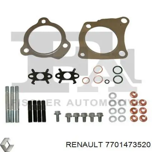 7711368132 Renault (RVI) turbocompresor