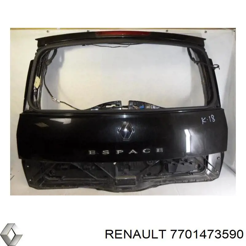 Comprar 901007291R Renault (RVI) Puerta del maletero, trasera