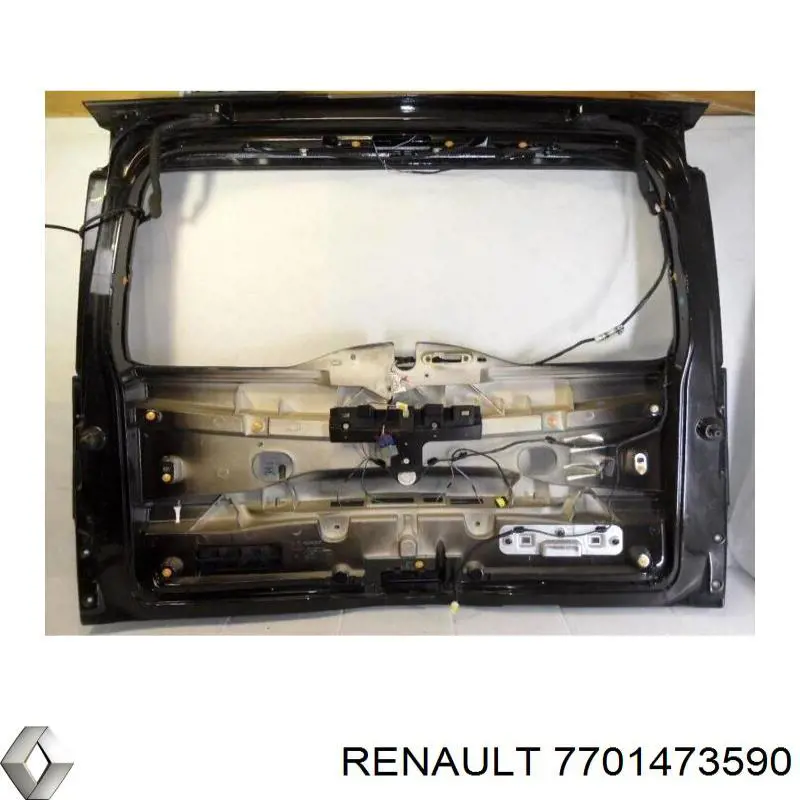 901007291R Renault (RVI) puerta del maletero, trasera
