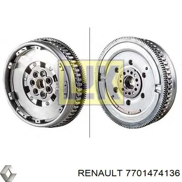 Comprar 7701474136 Renault (RVI) Volante de motor bimasa
