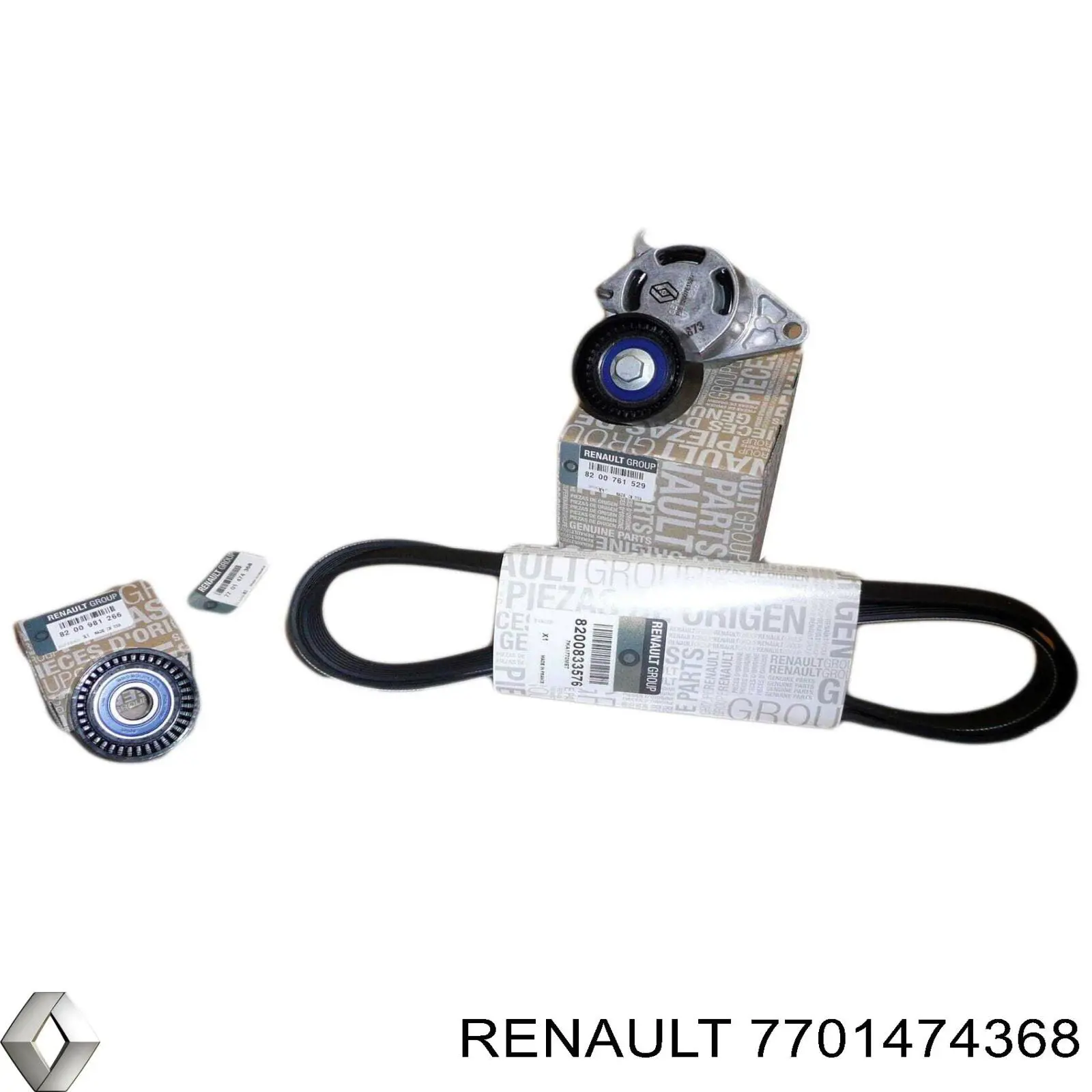 Comprar 7701474368 Renault (RVI) Correa de transmisión