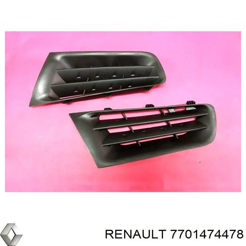 7701474478 Renault (RVI) rejilla de radiador