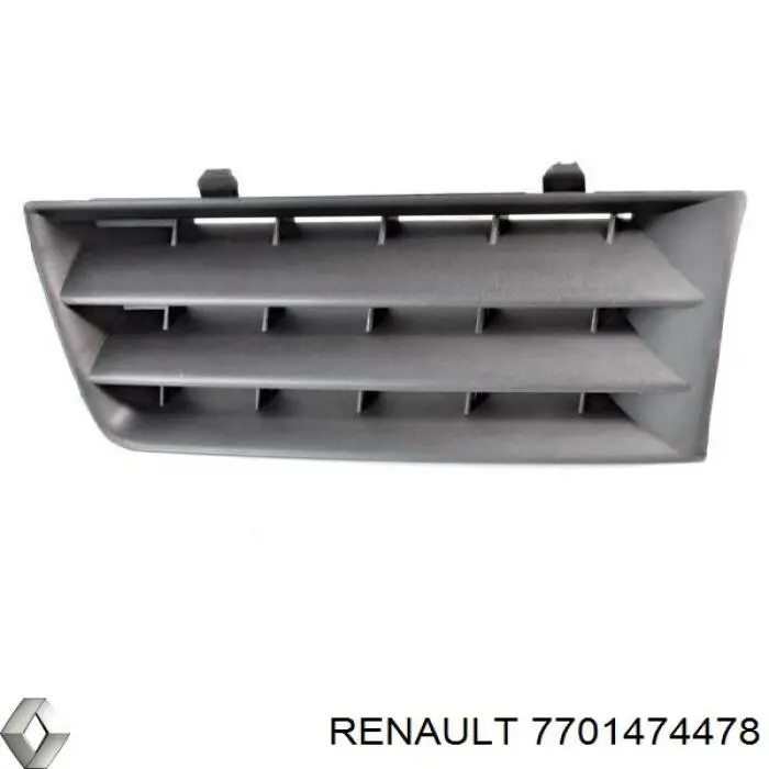 Rejilla delantera Renault (RVI) 7701474478 precio, desde 20,39 EUR