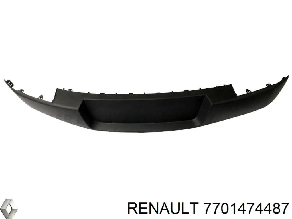 Listón embellecedor/protector, parachoques trasero para Renault Megane (BM0, CM0)