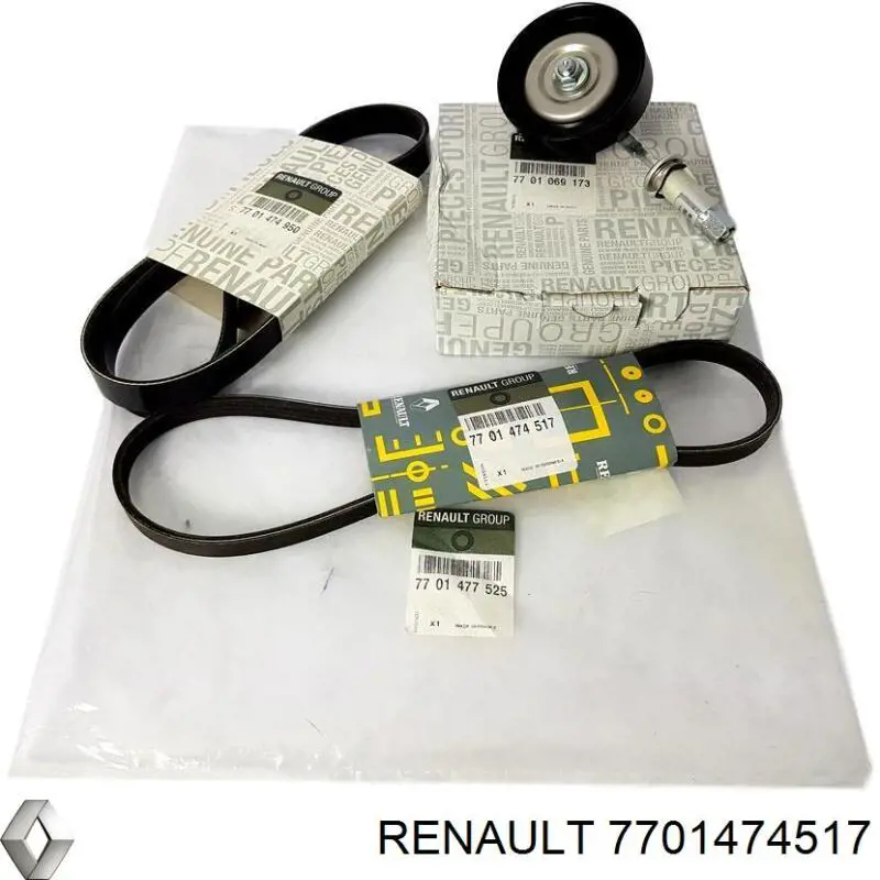 7701474517 Renault (RVI) correa trapezoidal