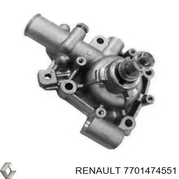 Bomba de agua 7701474551 Renault (RVI)