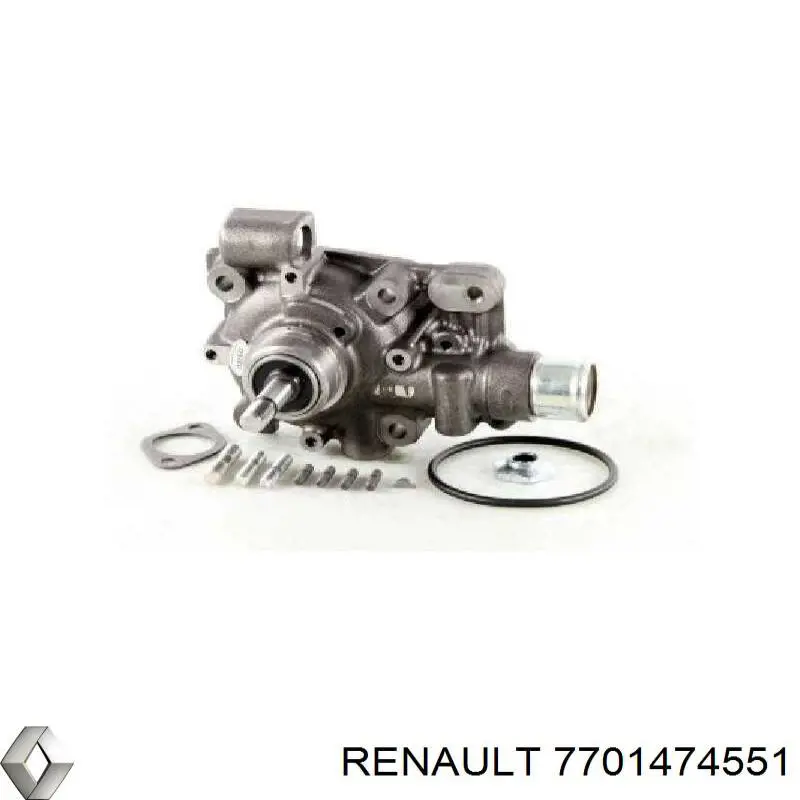 Comprar 7701474551 Renault (RVI) Bomba de agua para motor