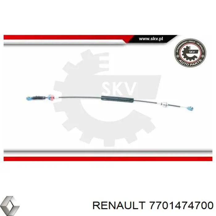 Сable de cambio de marchas Renault (RVI) 7701474700 precio, desde 35,01 EUR