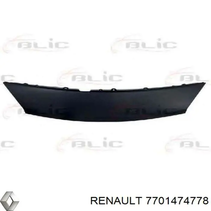 7701474778 Renault (RVI) Moldura de la rejilla del radiador