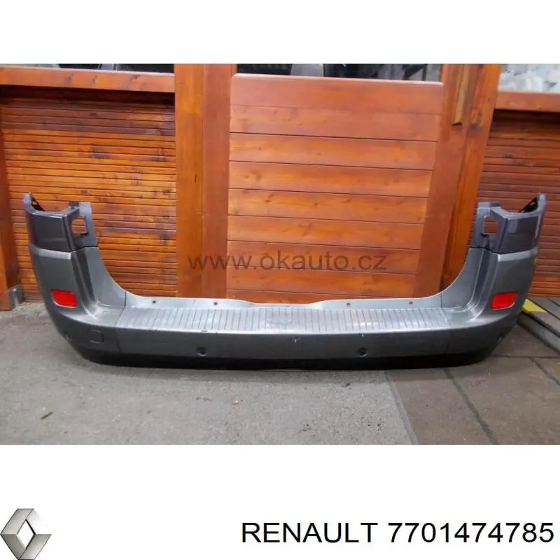 Paragolpes trasero Renault Scenic 2 