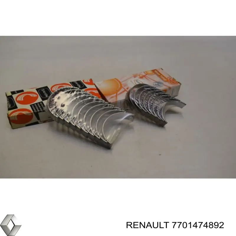 Juego de cojinetes de biela, estándar (STD) Renault (RVI) 7701459292
