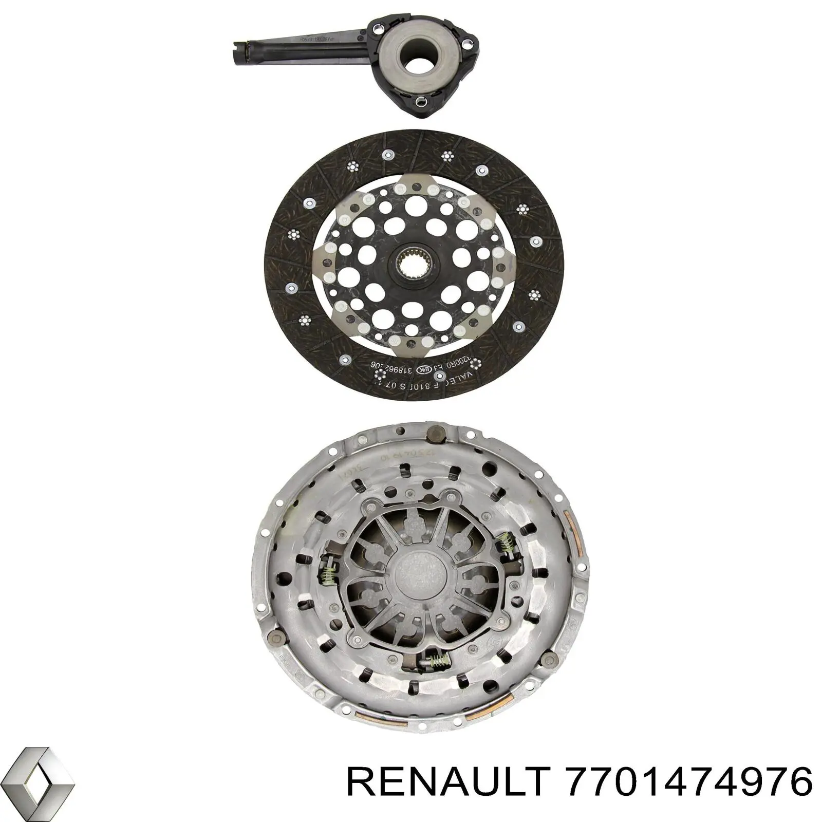 Mecanismo de embrague Renault (RVI) 7701474976 precio, desde 134,03 EUR
