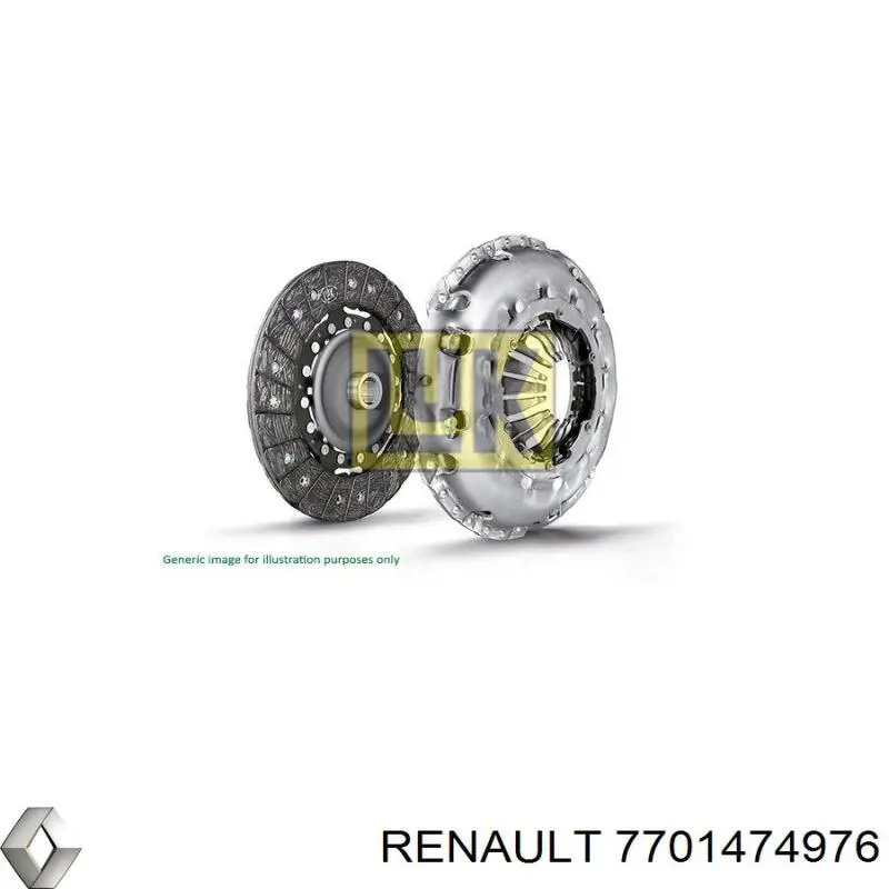 7701474976 Renault (RVI) embrague