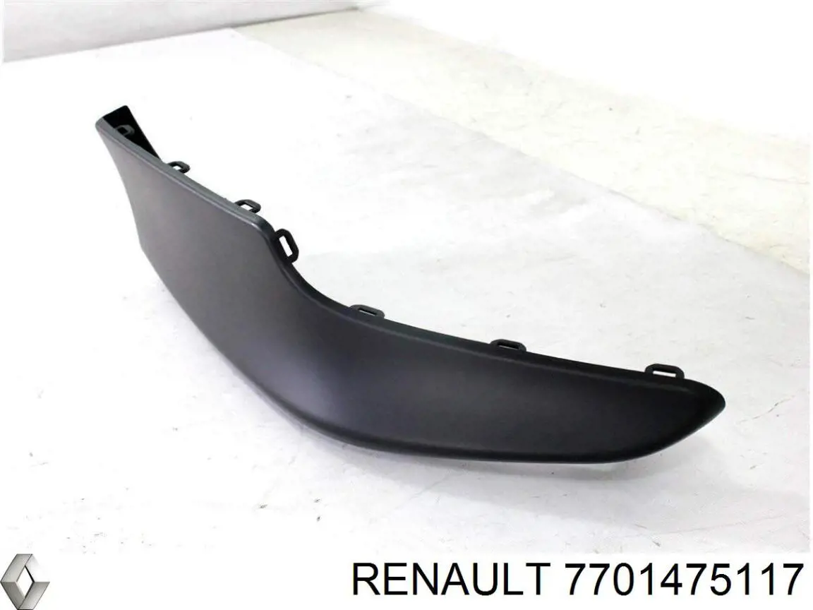 7701475117 Renault (RVI) protector parachoques trasero